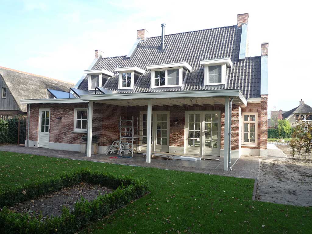 nieuwbouw woning klassieke engelse stijl