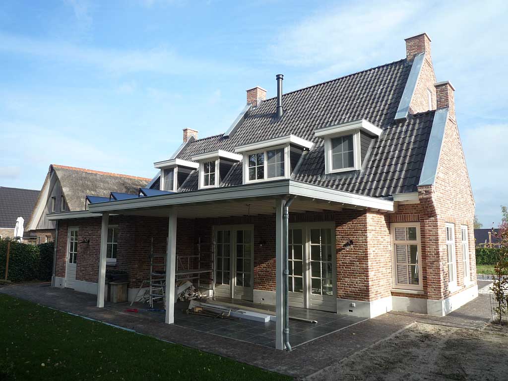 nieuwbouw woning klassieke engelse stijl