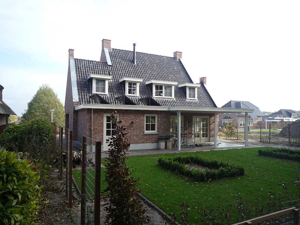 nieuwbouw woning klassieke engelse stijl