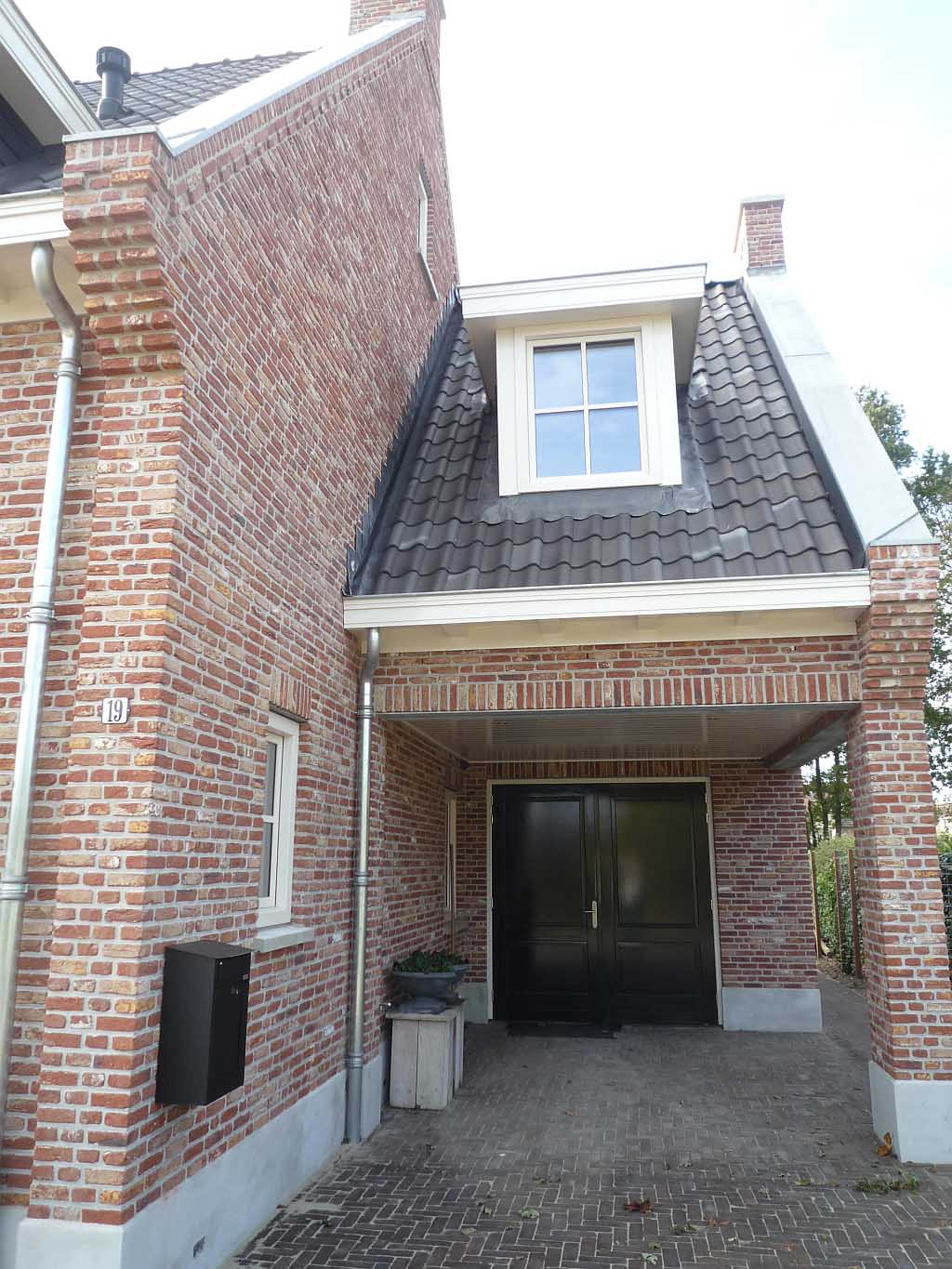 nieuwbouw woning klassieke engelse stijl