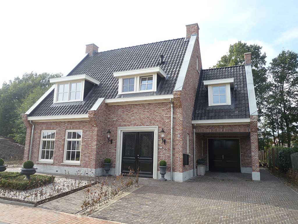 nieuwbouw woning klassieke engelse stijl