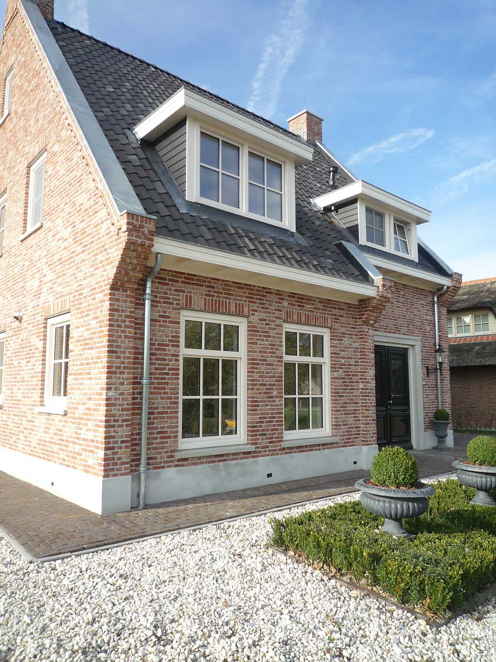 nieuwbouw woning klassieke engelse stijl