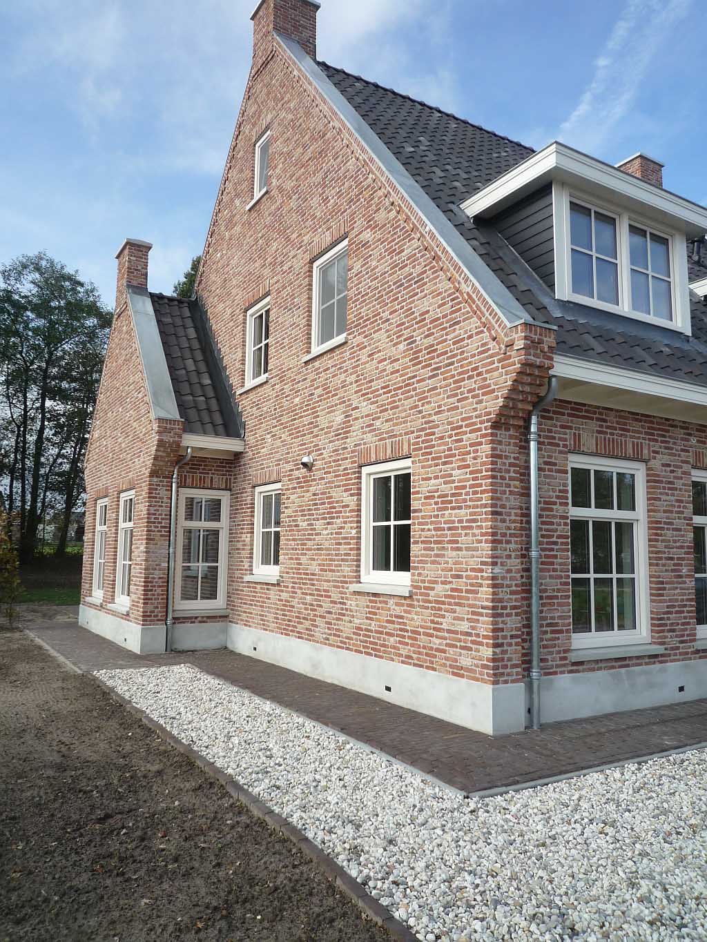 nieuwbouw woning klassieke engelse stijl